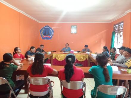 Rapat Pemerintah Desa Gitgit bersama Guru TK Kumara Stana Gitgit